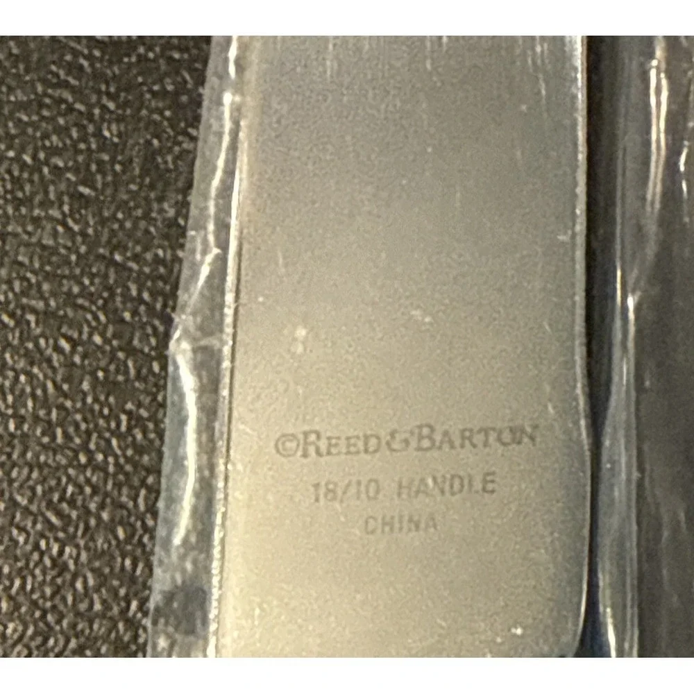 Reed & Barton Cole French Hollow Knife Stainless Steel Flatware Set Of 6 NEW